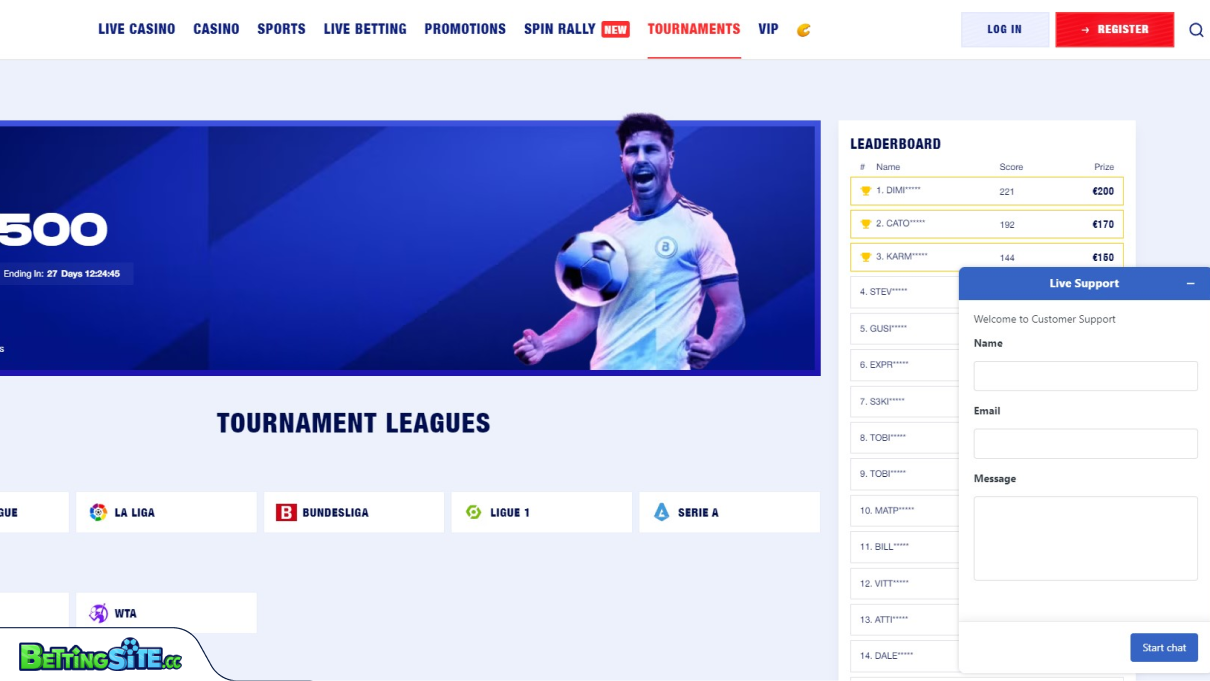 Bankonbet customer support