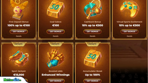 Bónus desportivos AmunRa