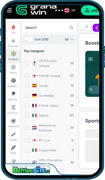Εφαρμογή GranaWin για κινητά
